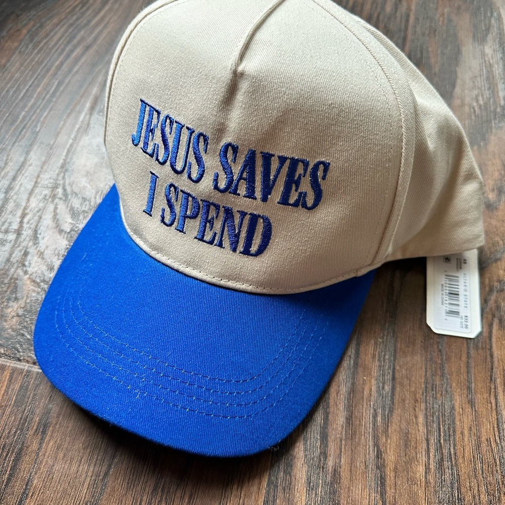 Altar'd State Blue and Tan Cap
